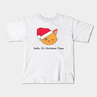 Smile. It's Christmas Times Kids T-Shirt